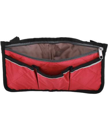 Walker Hanging Pouch 600D Oxford Cloth Black Wheelchair Side Bag Red Wine | Durable Storage Bag for Walkers and Scooters - Buy Online on GoSupps.com