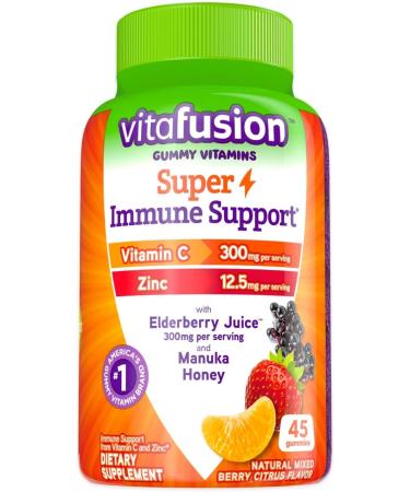 Vitafusion Super Immune Support Gummy Vitamins 45ct - Boost Your Immune System with Delicious Gummies - Buy Online on GoSupps.com