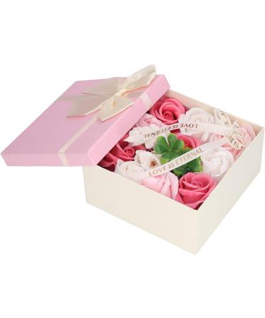  Tnfeeon Rose Flower Soap Decorative Soap Delicate Elegant Flower for Lady Birthday (PINK) - Buy Online on GoSupps.com