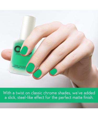 Color Club Matte-Ified Metallics Collection: Don't Be So Dra-Matte-ic Green Nail Lacquer - Buy Online on GoSupps.com