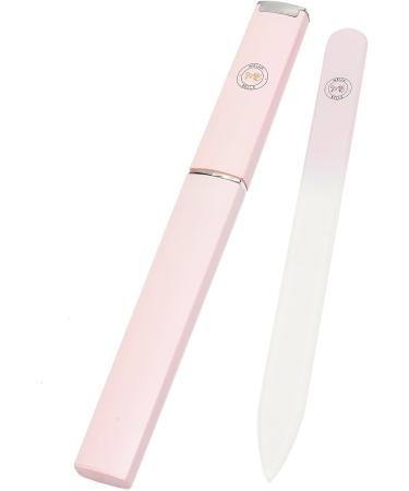 Malva Belle Crystal Glass Nail File - Long Lasting Double Sided Filing Tool for Natural Nails - Light Pink 3mm - Buy Online on GoSupps.com