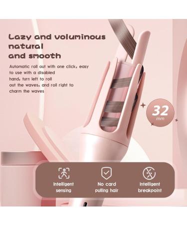 Hair Curler 1.25 Inch Automatic Curling Iron Auto Shut Off Fast Heating for Hair Styling Hair Curling Wands Purple - Buy Online on GoSupps.com