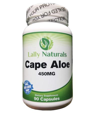 Cape Aloe 450 mg Detox - Cape Ferox Capsules Natural Laxative Non-GMO African Cape Aloe Pills - Natural Relief Aloe Ferox Whole Leaf Capsules (90 Capsules) - Buy Online on GoSupps.com