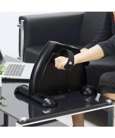 Mini Under Desk Exercise Bike with LCD Display - Portable Arm & Leg Peddler - Buy Online on GoSupps.com