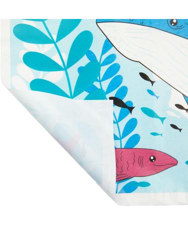 Under the Sea Stick-On Disposable Baby Placemats - 50 Pack (12 x 18 in) | Kids Fun & Hygienic Dining Solution - Buy Online on GoSupps.com