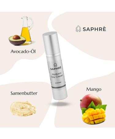 Hyaluron Day Cream - Cr me de jour l g re avec acide hyaluronique niacinamide et vitamine C - Lissante hydratante et v g talienne - Pour une peau clatante - 50 ml - Buy Online on GoSupps.com