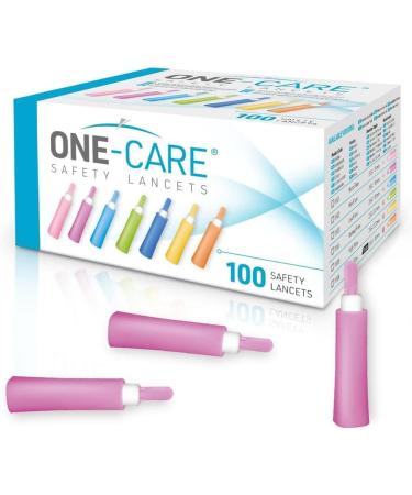 Buy MediVena ONE-CARE Safety Lancets - Contact-Activated 28G x 1.8mm (Box of 100) | Fast International Shipping - Buy Online on GoSupps.com