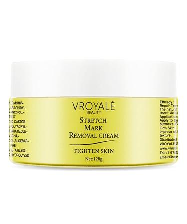 Stretch Mark Removal Cream - Natural Organic Skin Healing & Pregnancy Scar Repair Cream Dermatologist Tested Moisturizing Body Cream - Restore Damaged Tissue Nourish & Soften Skin (120g)