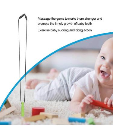 Silicone Baby Bite Ring - Toddler Chewing Toy for Dental Care | 5 Colors Available - Buy Online on GoSupps.com