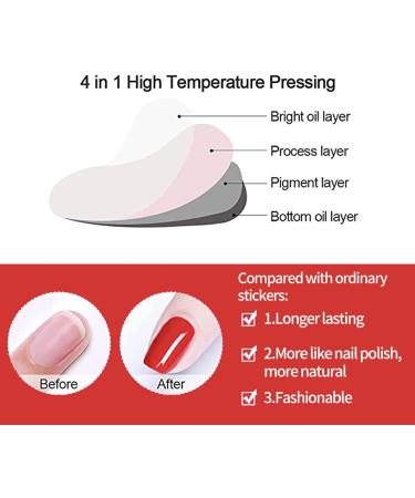 20PCS Semi Cured Gel Nail Polish Strips - Adhesive Full Wrap Gel Nail Art Sticker - Natural Pink Semi Cured Gel Nail Strips with Soft Glossy Finish - Buy Online on GoSupps.com