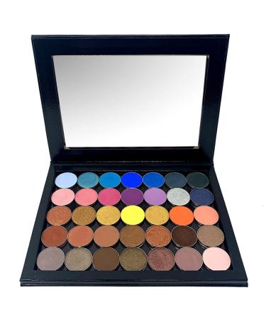 Z Palette XL Black Empty Magnetic Makeup Palette - Clear Window | [Brand Name] - Buy Online on GoSupps.com
