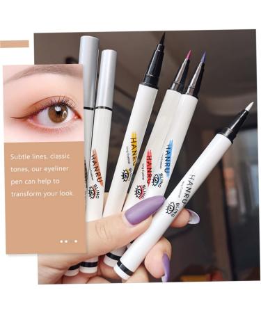 DOITOOL 6pcs Red Eyeliner Pencil Colored Liner Girls Colorful Eyeliner Pen Cosmetic Liquid Eyeliner Make up - Buy Online on GoSupps.com