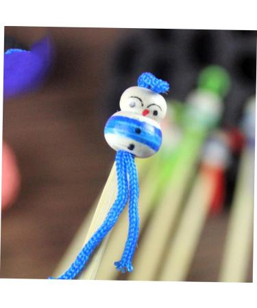 EXQUIMEUBLE Cartoon Ear Cleaner Set 12Pcs Hanging Wooden Wax Removers Random Color Ear Wax Removal Tools for Boys and Girls and Adults - Buy Online on GoSupps.com