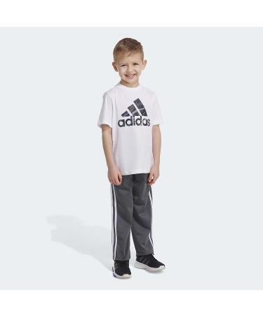 adidas Boys' Camo Bos Logo T-Shirt - Medium, White | Short Sleeve Cotton Tee - Buy Online on GoSupps.com