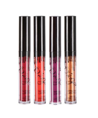 ROMANTIC BEAR 16 Colors Waterproof Matte Liquid Lipstick - Long Lasting Beauty Lip Gloss for All Skin Tones | International Shipping Available - Buy Online on GoSupps.com