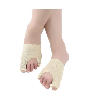 ALINZO Bunion Corrector Brace - Slip Proofing Version Bunion Toe Separator for Day or Night Big Toe Pain Relief Hallux Valgus Treatment Nylon Material (S) Small