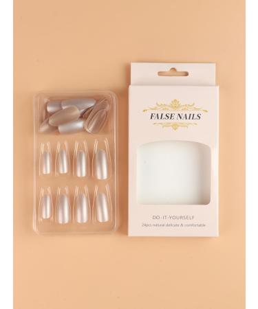 Pearlescent Manicur Wearable Nail Detachable Fake Nail Patch - Buy Online on GoSupps.com