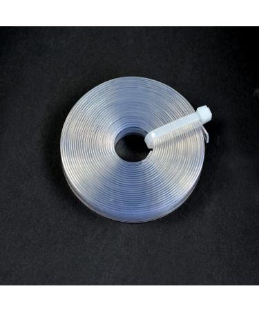 0.9 * 300cm Italian Keratin Flat Tips Glue Fusion Keratin Glue Tips Pre Bonded Tool for Hair Extensions(Transparent) - Buy Online on GoSupps.com