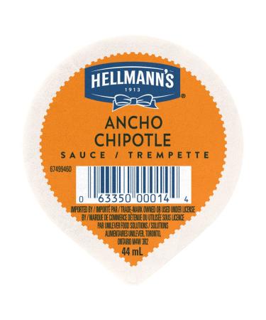 Hellmann's Ancho Chipotle Sauce Kosher and Gluten Free Single-Serve Cup 44 ml Pack of 108