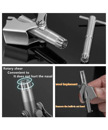 Best Manual Stainless Steel Nose and Ear Trimmer for Men | Skin-Friendly Battery-Free & Easy to Clean | Ideal for Women Too - Buy Online on GoSupps.com