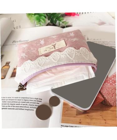 Teen Period Bags - 2pcs Storage & Pad Holder Pouches | Portable & Multi-functional Handbag for Daily Use - Buy Online on GoSupps.com