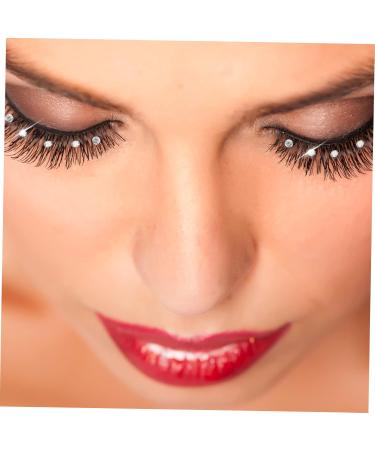 Beavorty 10 Pairs diamond false eyelashes makeup false lashes dense false lashes rhinestone trim lash decor rhinestone embellishments 3d false lash False Eye Lashes Fake Lashes cross extend - Buy Online on GoSupps.com