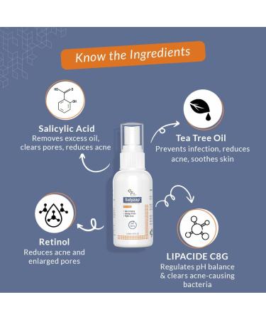 Buy Malar 2% Salicylic Acid Body Acne Spray - Treat Back Shoulders Neck & Chest Breakouts | 50ml for Men & Women - Buy Online on GoSupps.com