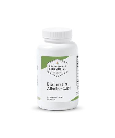 Professional Formulas Bio Terrain Alkaline Caps Supports pH Balance Electrolyte Replenishment & Cellular Alkalinity with Calcium Magnesium Potassium & Citric Acid 90 Capsules