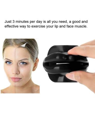 Lip Exerciser for Face Lifting and Anti-aging Silicone Lips Trainer to Tight the Sagging Face Skin Face Beauty Tool Works on the Cheeks and Chin Three Colors Optional(Black) - Buy Online on GoSupps.com