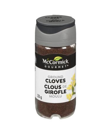 McCormick Gourmet (MCCO3) New Bottle Premium Quality Natural Herbs & Spices Ground Cloves 33g