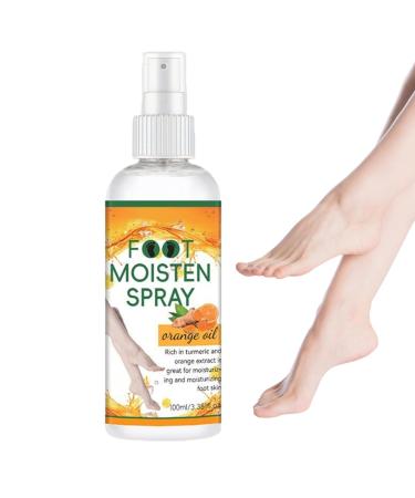 Fierudeng Instant exfoliating foot spray - Moisturizing spray - 100 ml - To remove dead skin - Suitable for athletes the elderly families men and women