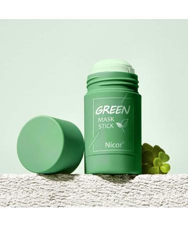 Oqewva Green Tea Mask Stick for Blackheads Removal | Moisturizing and Brightening Mask | Deep Cleanse for Skin | 2 Pack | Ideal Gift for Men and Women - Buy Online on GoSupps.com