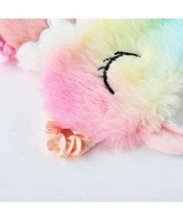 Kids Sleep Mask 2 Pack - Cute Unicorn Eye Mask for Princess Sleeping - Children's Night Blindfold and Bed Eye Covers - Buy Online on GoSupps.com
