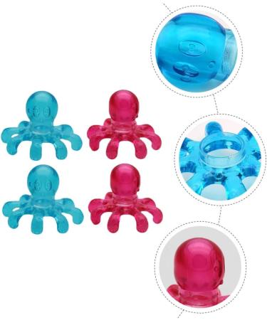 Magiclulu Portable Massage Device - 4-Piece Scalp & Head Massager for Hair Care | Travel-Friendly Tingling Head Scratcher | Premium Accessories 11.00x8.50cm - Buy Online on GoSupps.com