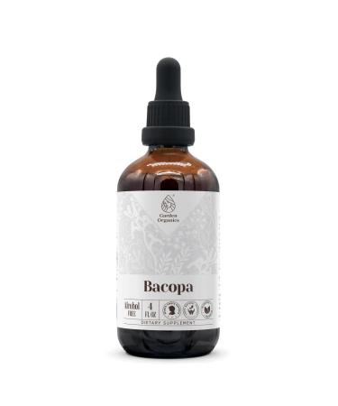 Bacopa | Alcohol-Free Extract, Herbal Drops, Relaxation, Supplement, Positive Cognitive Effect | Tincture Made from Bacopa (Bacopa Monnieri) Dried Herb 4 oz 4 Fl Oz (Pack of 1)