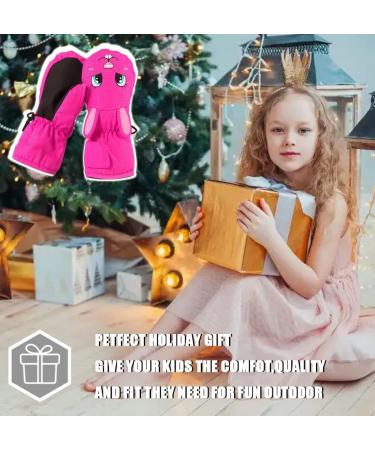 Buy Winter Gloves for Kids - Waterproof & Warm Ski Gloves for 1-9 Years - Pink Rabbit Faustlings Fleece Snow Gloves - Buy Online on GoSupps.com