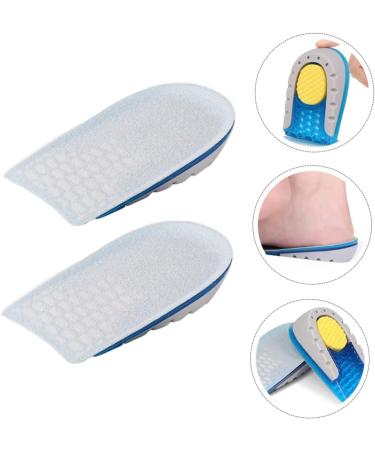 FRCOLOR Shock Absorbing Height Increasing Insoles for Men & Women - Comfort Shoe Lift Inserts for Heels - Blue 11x6.3x1.5CM - Buy Online on GoSupps.com