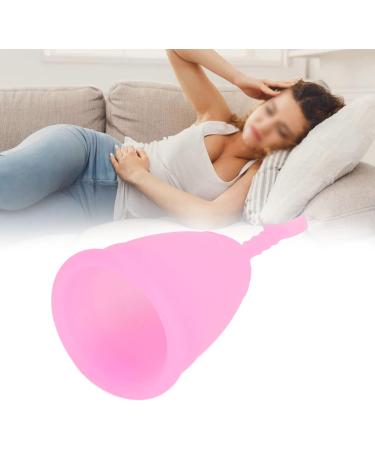Flexible Half Moon Menstrual Cup - Soft Silicone Pink | Eco-Friendly & Travel-Ready - Buy Online on GoSupps.com