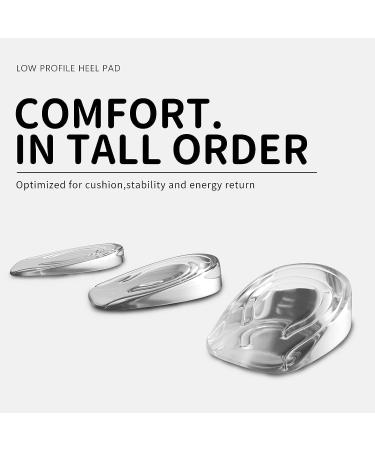 Height Increase Insole Heel Lifts for Shoes Gel Lift Inserts 3 Height Heel Cushion Insert  for Height Increase  Leg Length Discrepancy Balancer.(3Pairs) Women4.5-9.5/Men 6-8.5 3 Height - Buy Online on GoSupps.com