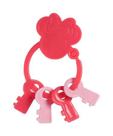 Disney Minnie Mouse Key Shape Keyring Teether | Safe Fun & Unique Baby Gift Shop Now! - Buy Online on GoSupps.com
