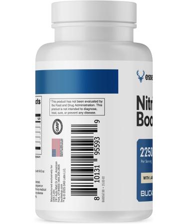 Bucked Up Nitric Oxide Booster 2250mg L Arginine & L Citrulline Supports Pump & Endurance 90 Capsules (30 Servings) - Buy Online on GoSupps.com