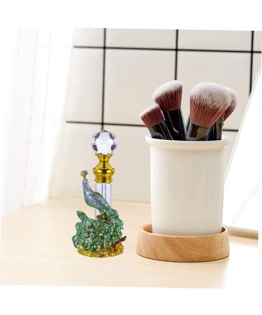 Beaupretty Perfume Bottle Essential Oil Bottle Aluminum Alloy Glass Crystal Travel 14x4x3cm Green - Buy Online on GoSupps.com