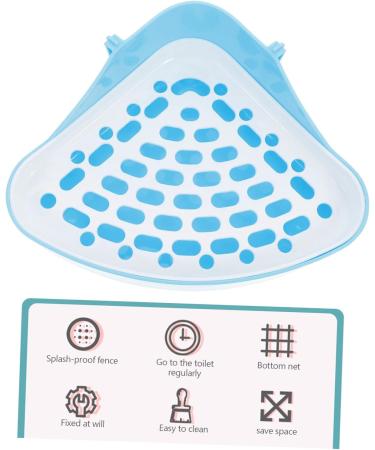 SEWOART Box Pet Urinal Potty Guinea Pig Brush Bunny Restroom Guinea Pig Training Pan Rabbit Toilet Pets Abs 24.5X18.5cm Blue - Buy Online on GoSupps.com