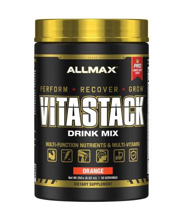 ALLMAX Nutrition VITASTACK Drink Mix Orange 8.82 oz (250 g)