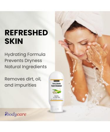 ibodycare Aloe Chamomile Face Cleanser for Sensitive Skin Sulfate Free Paraben Free Fragrance Free Daily Face Wash Gentle Natural Cleanser for Women and Men 4 oz - Buy Online on GoSupps.com