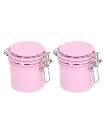 Pot de Stockage de Colle Cils de Grande capacit avec Boucle d' tanch it Emp che le S chage et la Chute Rapides Parfait pour les Extensions (Rose)