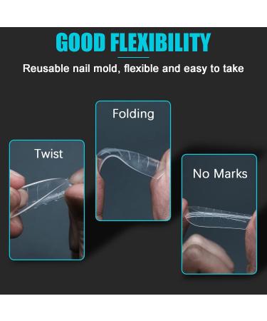 Vnjaoi 120 pc Poly Extension Gel - Dual Nail Shapes for Gel Manicure | Coffin Nail Art Kit for Salon & DIY Home Use - Buy Online on GoSupps.com