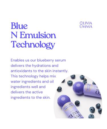 Shop Glass Skin Tanghulu Blueberry Korean Serum - Anti-Aging & Hydrating with Vitamin E | 40ml Cold Pressed Camellia Seed Oil - Buy Online on GoSupps.com