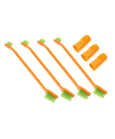 FOMIYES 1 Set Pet Toothbrush Toothbrushes Dog Toothbrush and Toothpaste Toothbrush for Pet Supplies Pet Dog