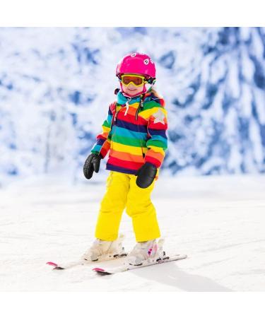 Winter Waterproof Ski Kids Mittens for Toddler Boys and Girls - Black X-Small (Ages 2-3) - Buy Online on GoSupps.com